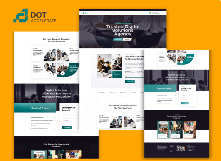 DOT Accelerate-Digital Solutions Agency Website